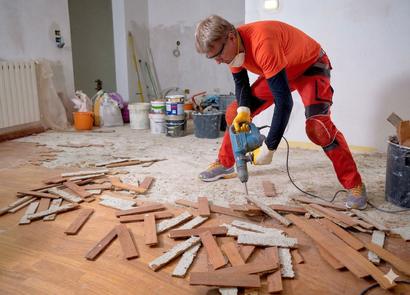 When should you completely replace a hardwood floor?